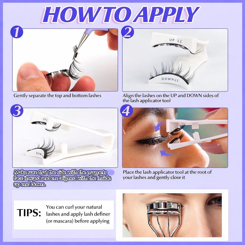 Snap & Slay™ – Reusable Magnetic Lashes in 3 Seconds! By Brandstorm