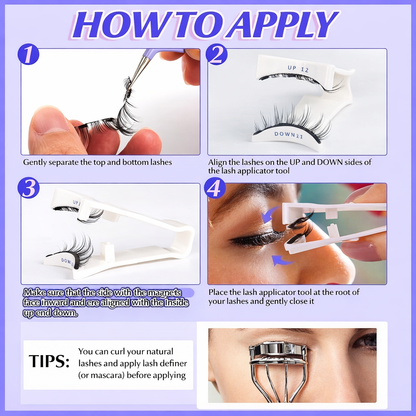 Snap & Slay™ – Reusable Magnetic Lashes in 3 Seconds! By Brandstorm